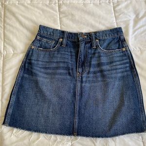 Madewell Denim A-Line Skirt